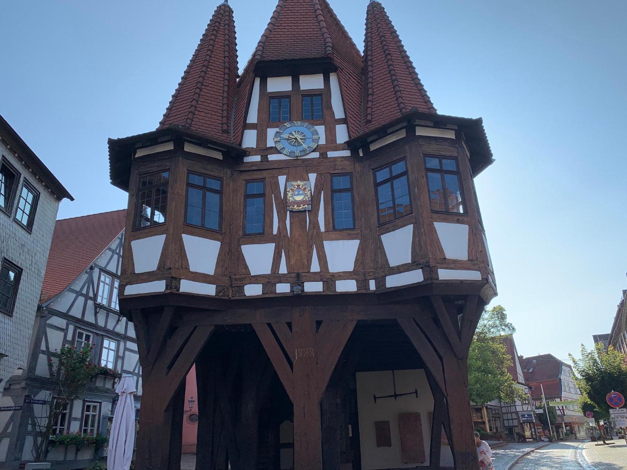 Apartment Am Historischen Rathaus Michelstadt Dış mekan fotoğraf