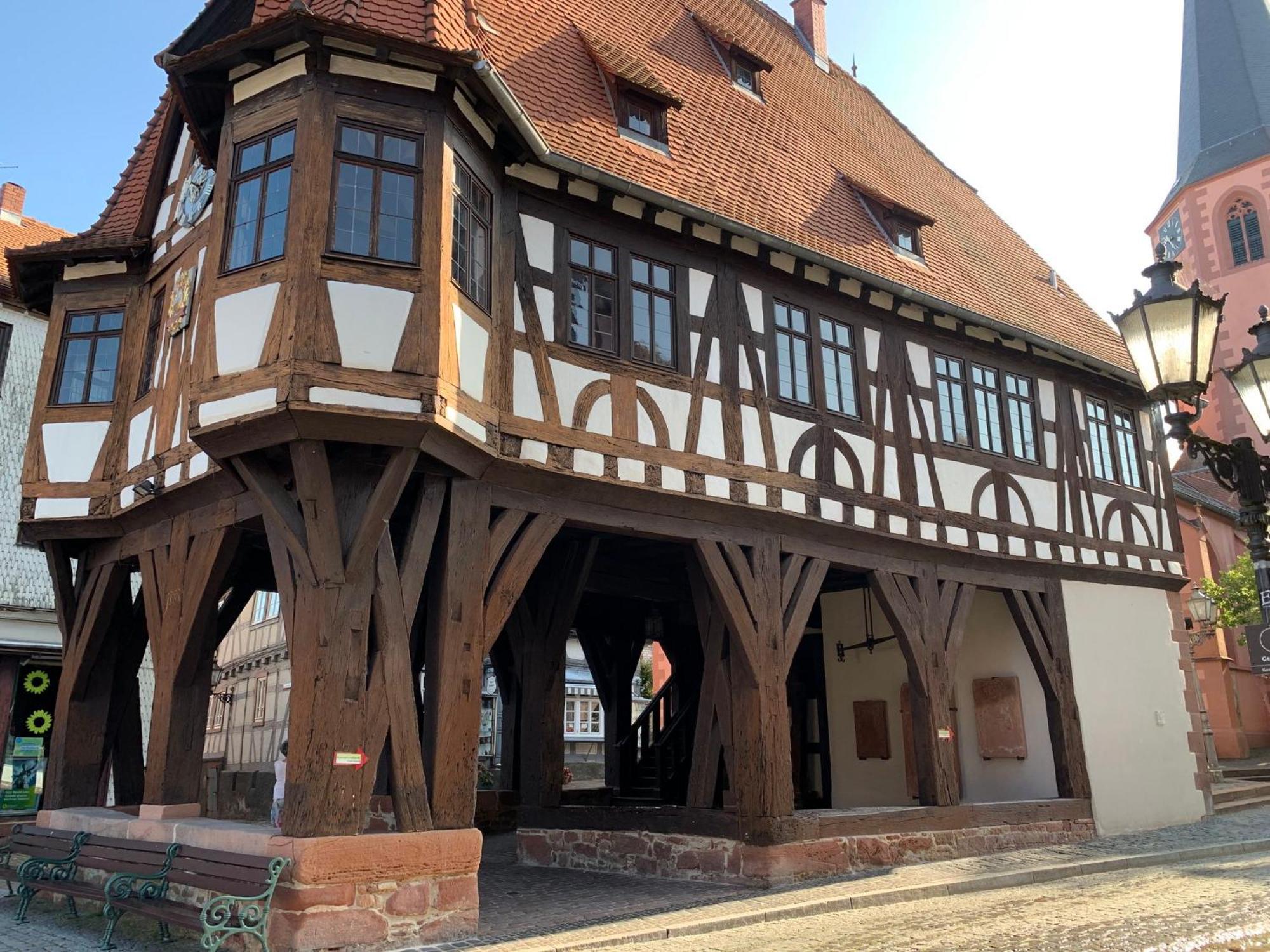Apartment Am Historischen Rathaus Michelstadt Dış mekan fotoğraf