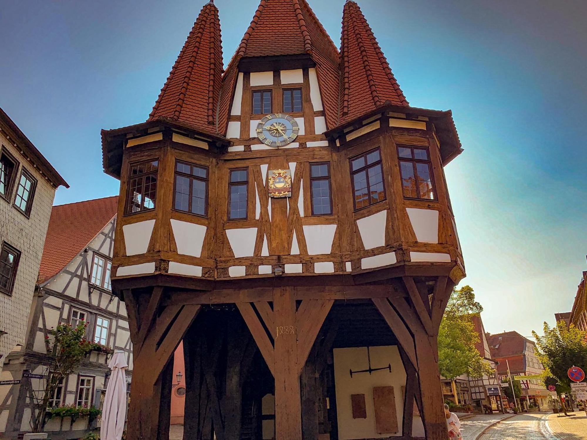 Apartment Am Historischen Rathaus Michelstadt Dış mekan fotoğraf